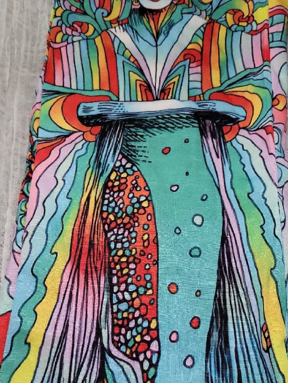 Colorful Medium Pull On Pants With Elastic Waistband And Pockets - Picture 3 of 8